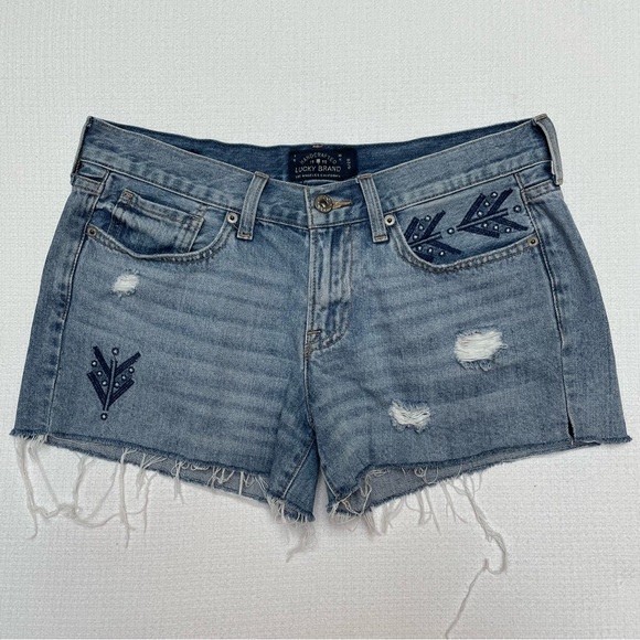 Lucky Brand Jean Shorts Size 6/28 - Picture 2 of 4